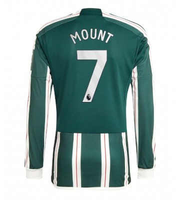 Manchester United Mason Mount #7 Koszulka Wyjazdowych 2023-24 Długi Rękaw
